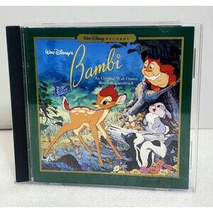 Walt Disney Bambi Soundtrack CD Tested Works Great Vintage Music Album